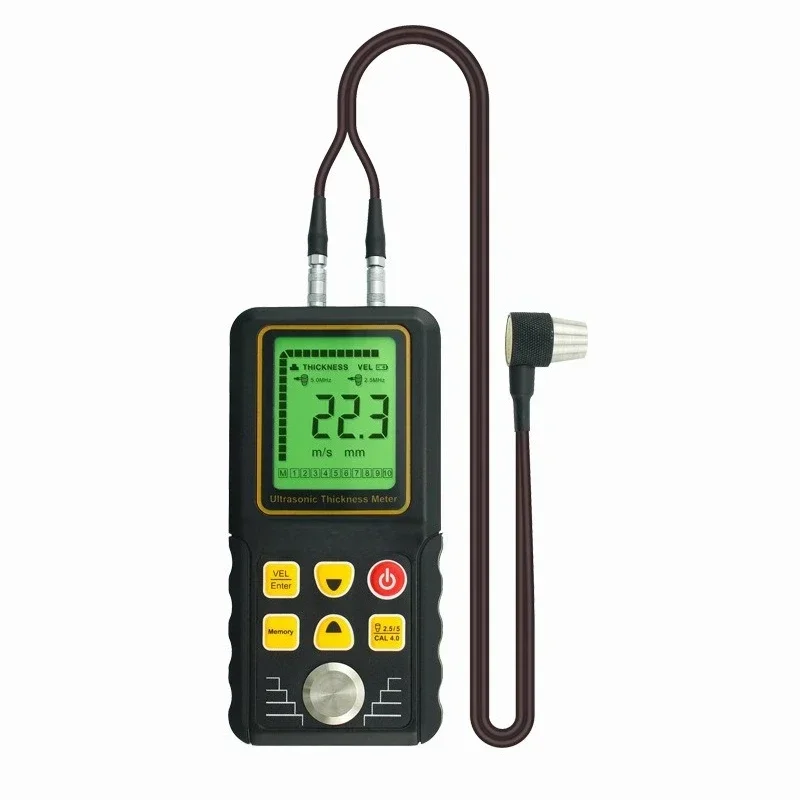 

Ultrasonic Thickness Gauge Portable Metal Thickness Gauge Steel Plate Glass Plastic Thickness Gauge