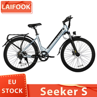 LAIFOOK Seeker S Electric Bike 250W Motor 36V 9Ah Battery 26 inch Tires E-Bike 25km/h Max Speed 60km Range Front Fork Suspension