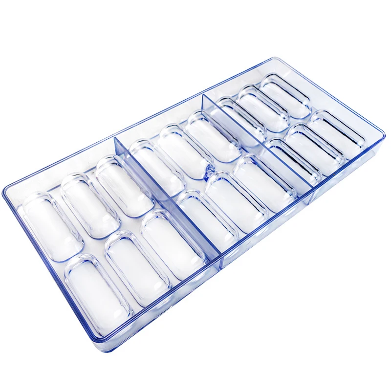 Ellipsoid Shape Polycarbonate Chocolate Mold For Baking Chocolate Factory Cake Candy Mold Confectionery Tool Bakeware