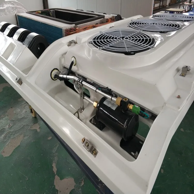 LM16F1 Windward Type, Compatible with Vehicle Models 7/8 Meters. JS38 Compressor + Piping (8 Meters), Without Brackets.