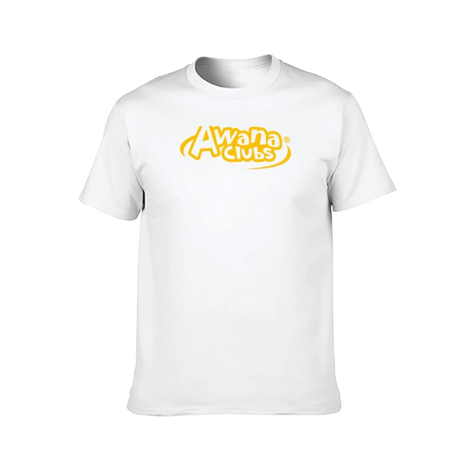 تي شيرت Yellow Awana Clubs تي شيرت رجالي قطن أساسي تي شيرت #2