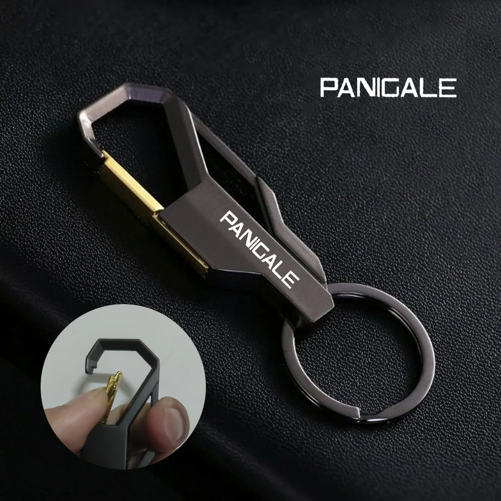 

Motorcycle Keychain Accessories For Ducati 899 959 1099 1199 1299 Panigale V4 S R V4S V4R Key Ring Waist Hanging Metal Key Chain