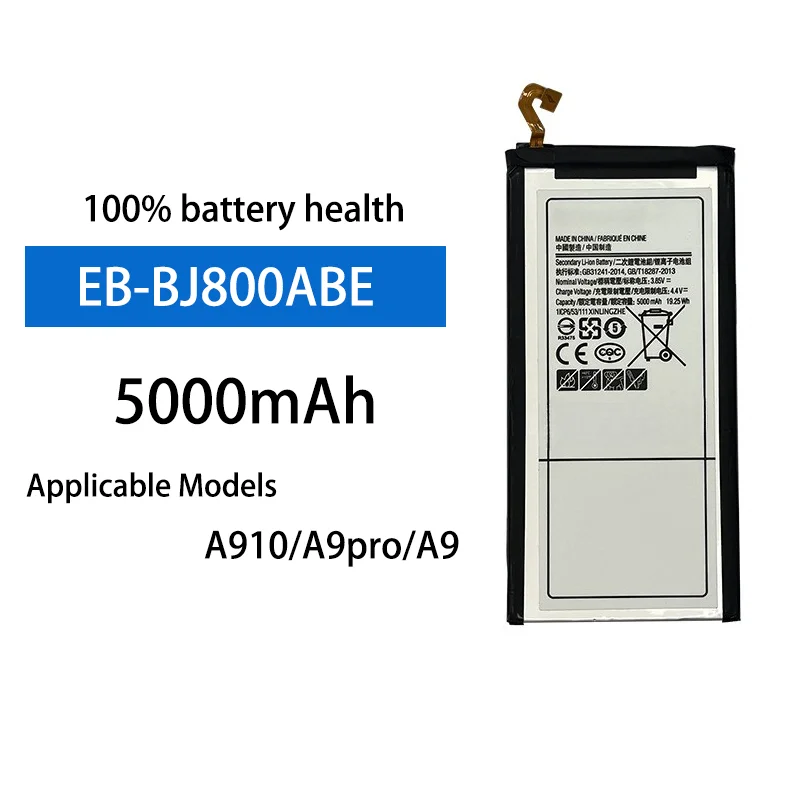 

3.7V 5000mAh EB-BA910ABE Built-in Replacement Li-ion Battery For Samsung Galaxy A910 A9 Pro A9 Mobile Phone