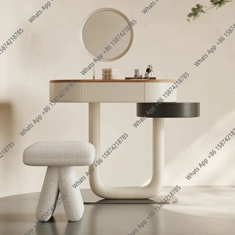 

S Luxury Modern Vanity Table Chair Organizer Makeup Bedroom Vanity Table Living Room Bedside Penteadeira Lounge Suite Furniture
