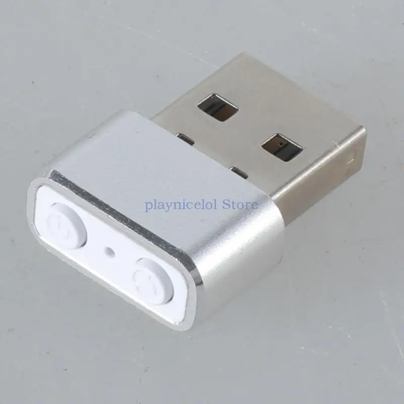 Mouse Jigglers Mouse Movers Wiggler ตรวจไม่พบ Shakers พอร์ต USB สำหรับแล็ปท็อปคอมพิวเตอร์ช่วยให้ PC ตื่นตัวจำลองเมาส์ E8BA