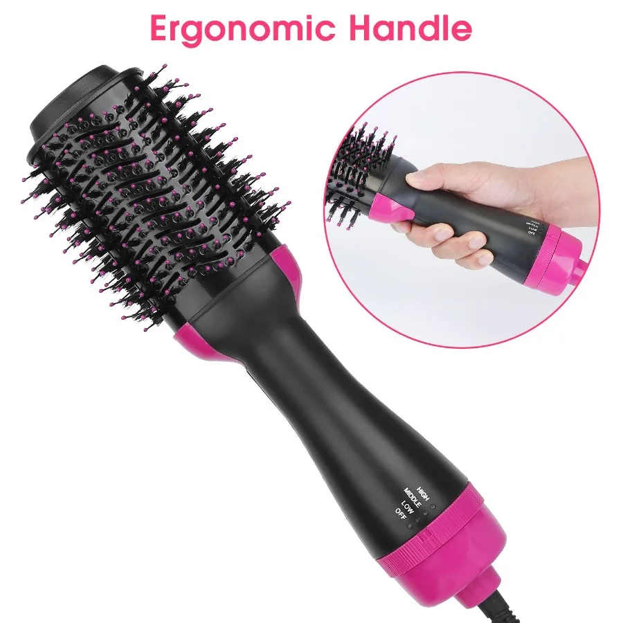 

4 In 1 Hot Hair Brush Hair Dryer Volumizer Brush Dryer Comb For Straightening Curling Drying