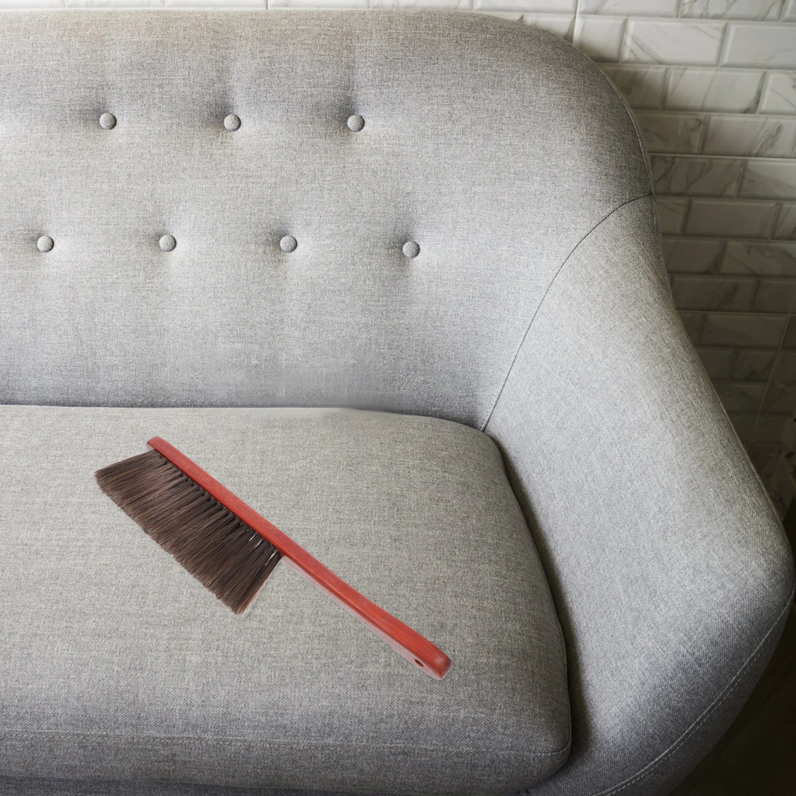 

Soft Bristle Fireplace Brush Long Handle Wooden Hand Broom Dust Cleaner Sofa Bed Car Cleaning Bench Dust Brush