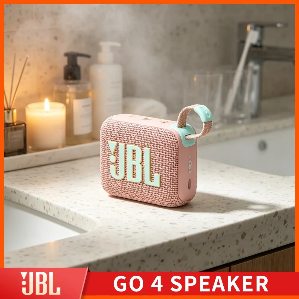 Shore Jetty Vivid Tone JBL GO4 Bluetooth Speaker RGB Handsfree IP67 Waterproof Beach Grove Bass For Smartphone Laptop PC