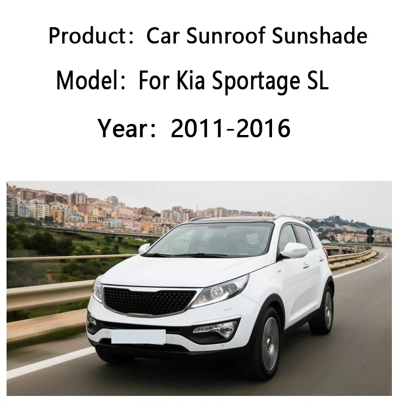 For Kia Sportage SL 2011~2016 2013 2012 Skylight Sunshade Sunroof Electrostatic Adsorption Visors Sun Protection Car Accessories - view 2