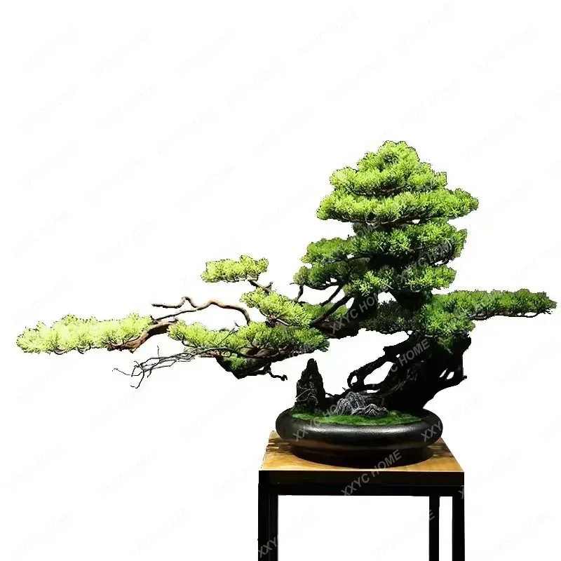 Bonsai Decoration Fake Trees Green Plant Potted Living Room Office Entrance Decorations