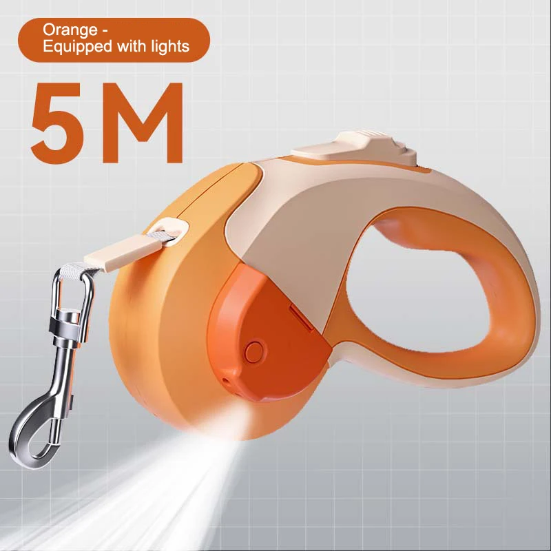 

Automatic Retractable 9FT/16FT LED Light Dog Leash Multifunctional Luxury Pet Lead with Fast Drop-shipping