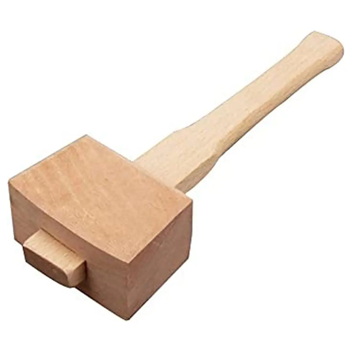 A013 Wooden Mallet Hammer with Handle Wooden Woodworking Mallet Carpenters Mallet for DIY Carpentry Making Tool
