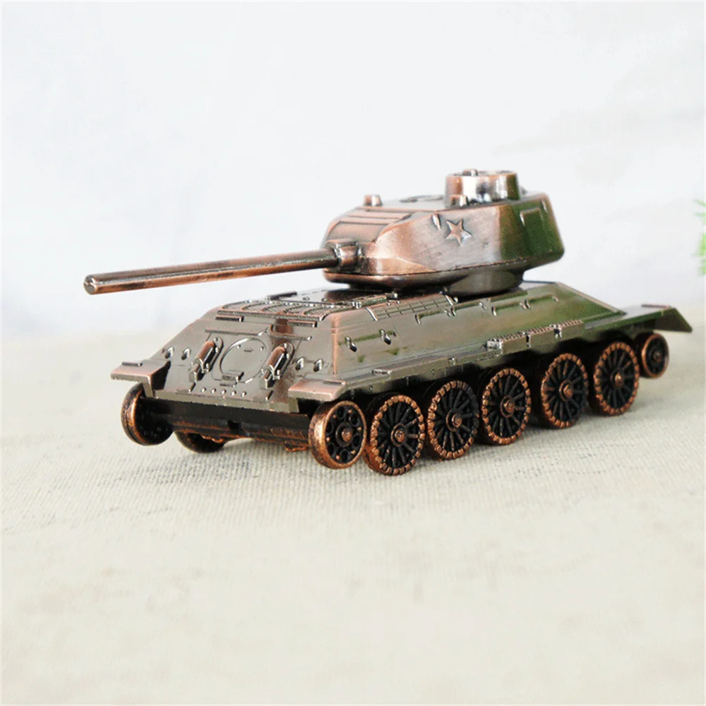 Vintage Metal Cannon Model Home Desktop Decorations Retro War Tank Craft, Children's Toy, Warriors Napoleon Cannon Tank Replica