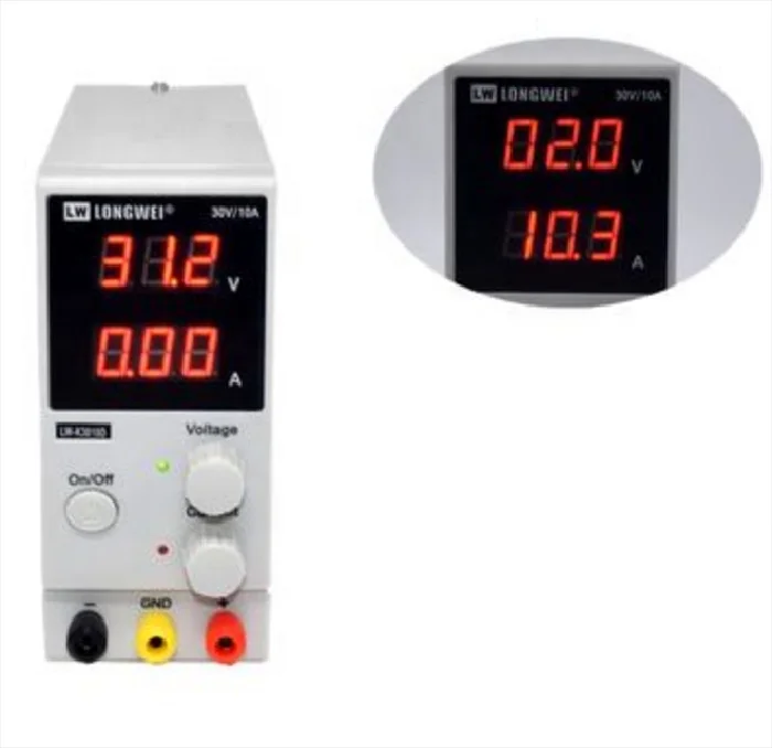 

LW-K3010D 30V 10A Mini Adjustable Laboratory Switching Digital DC Power Supply LW-K605D 60V5A 3LED