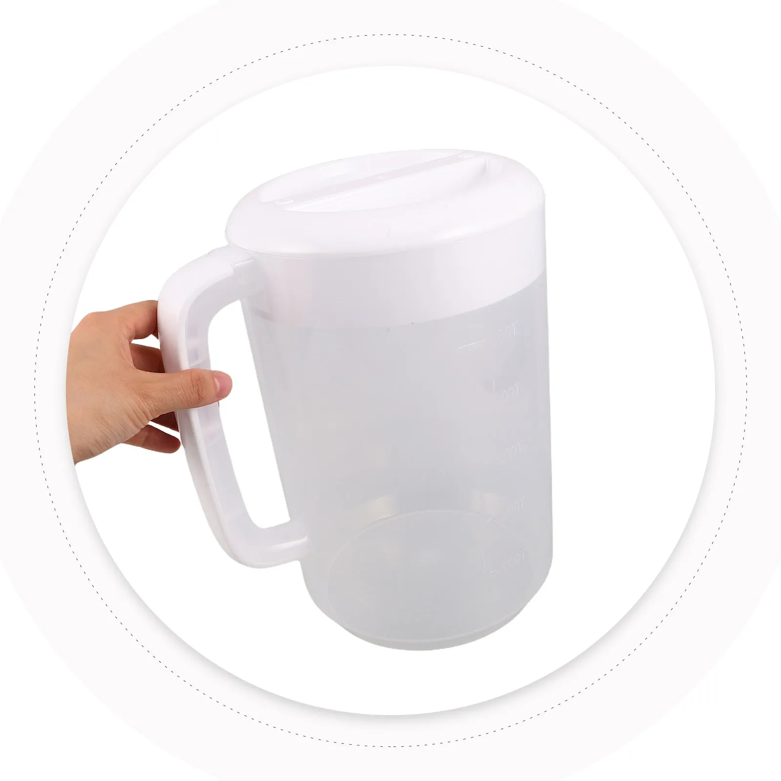 Large Capacity Water Bottle Jug Iced Tea Dispenser Fridge Cold Drink Pitcher Lemonade