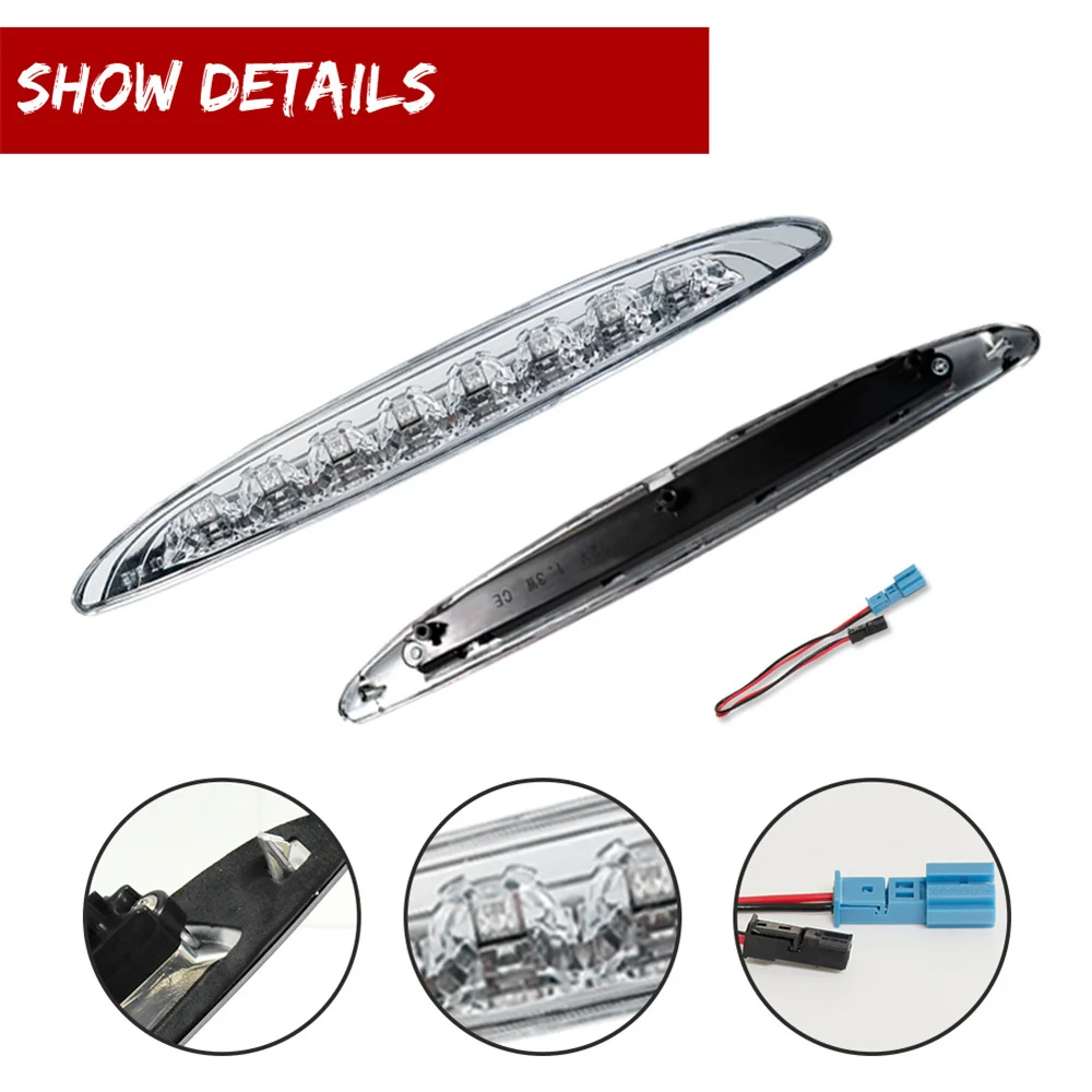1PC Third Brake Light Car LED Rear Brake Stop Light High Mount Signal Lamp For MINI COOPER ONE R50 R53 1st First Gen 2001-2006