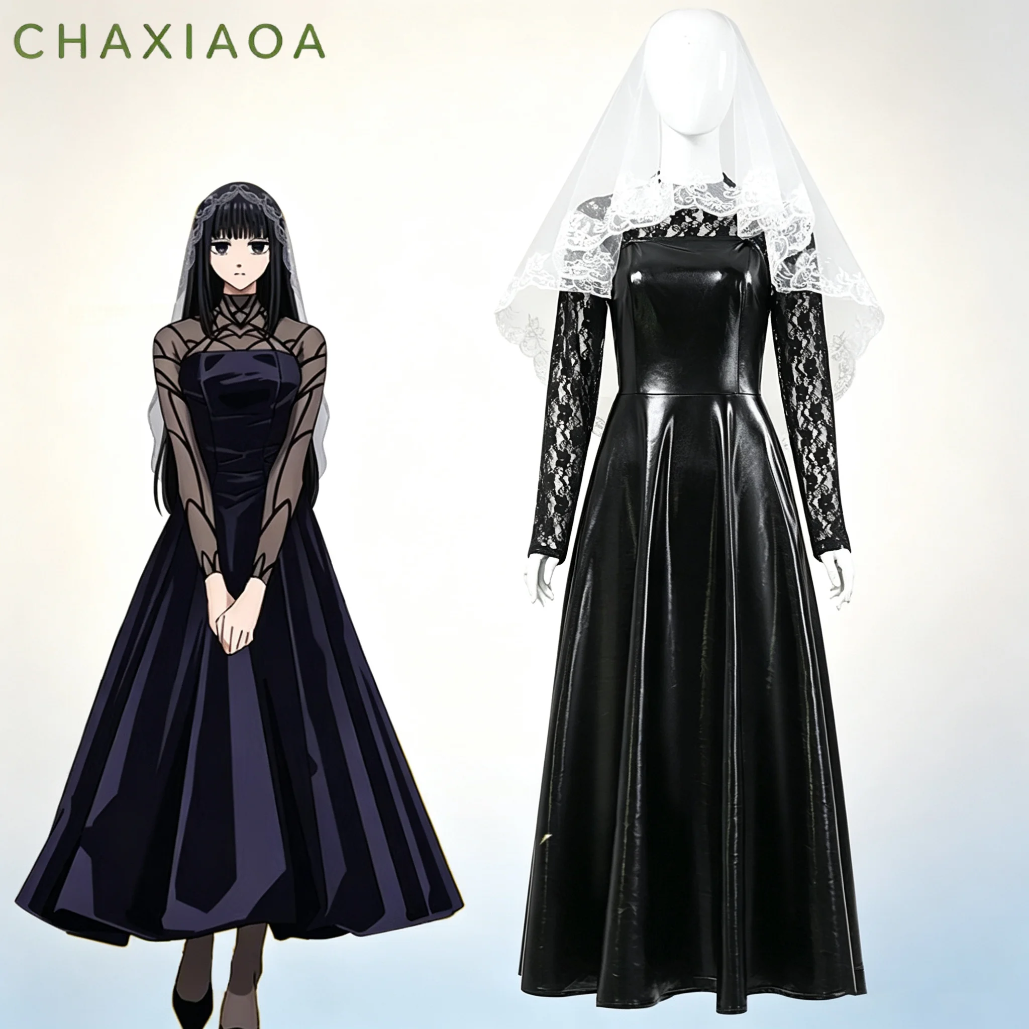 Sakamoto Days Osaragi Cosplay Kostüm Hochzeitskleid Komplettset Anime Brautschleier Outfit Halloween Karneval Comic Con Party Anzug
