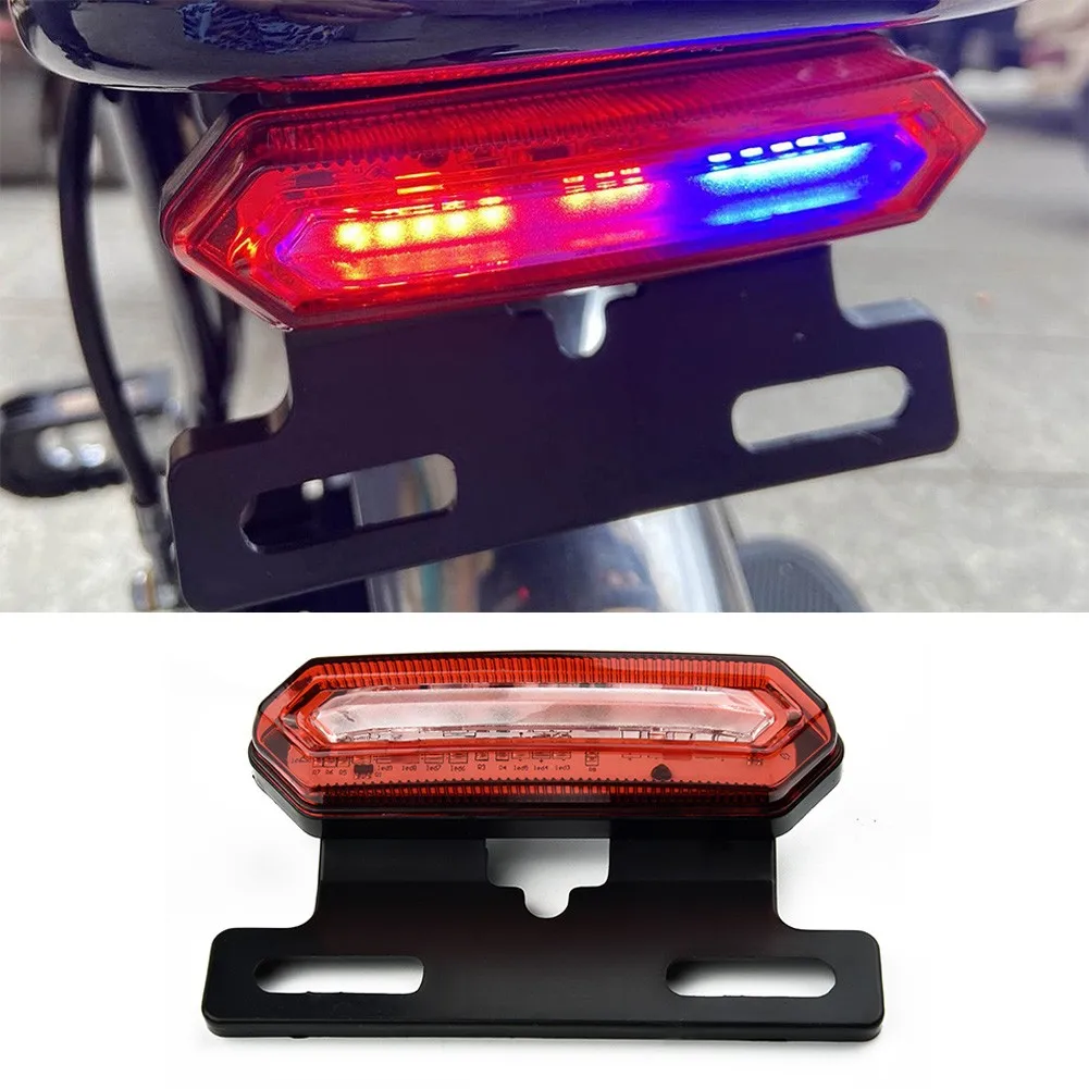 LED Tail Light Parts Tail Light Warning 36V/48V ABS Cycling Ebike For Electric Bicycle Rear Lamp Rear Light Riding