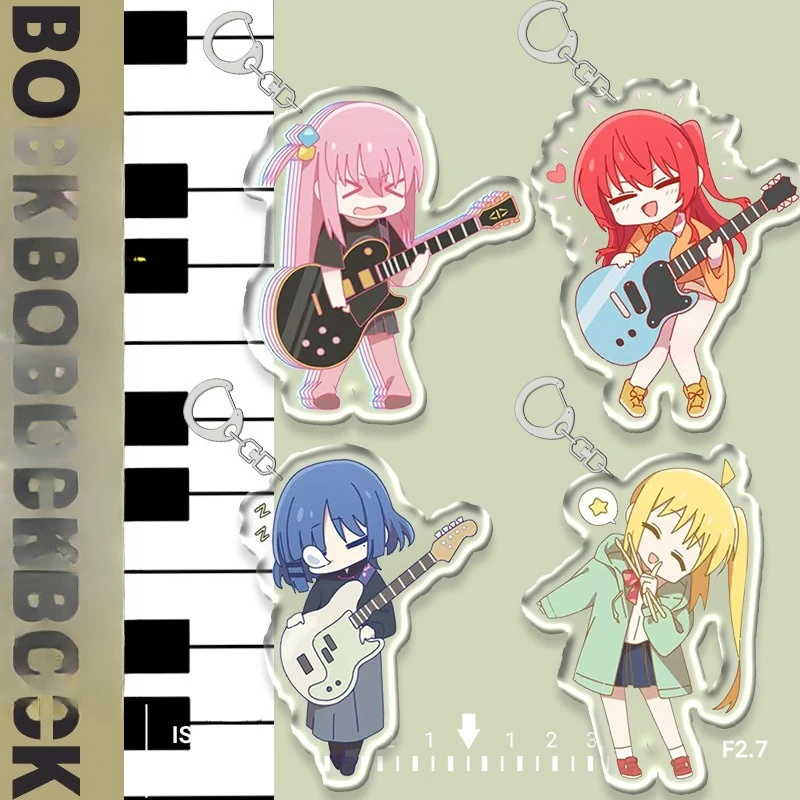 Lonely Rock Goto Yamada Ryoki Dodo Yudai Acrylic Anime Peripheral Keychain Toys Anime Frind Kawaii Personalized Gifts