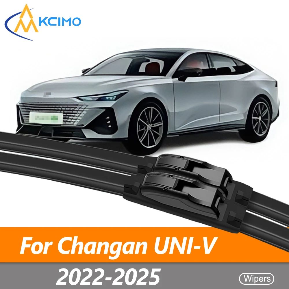 

2PCS Front Windshield Wiper Blades For Changan UNI-V 2022-2025 Models Nevo A06 All Seasons Rubber Wipers Set (Pair)