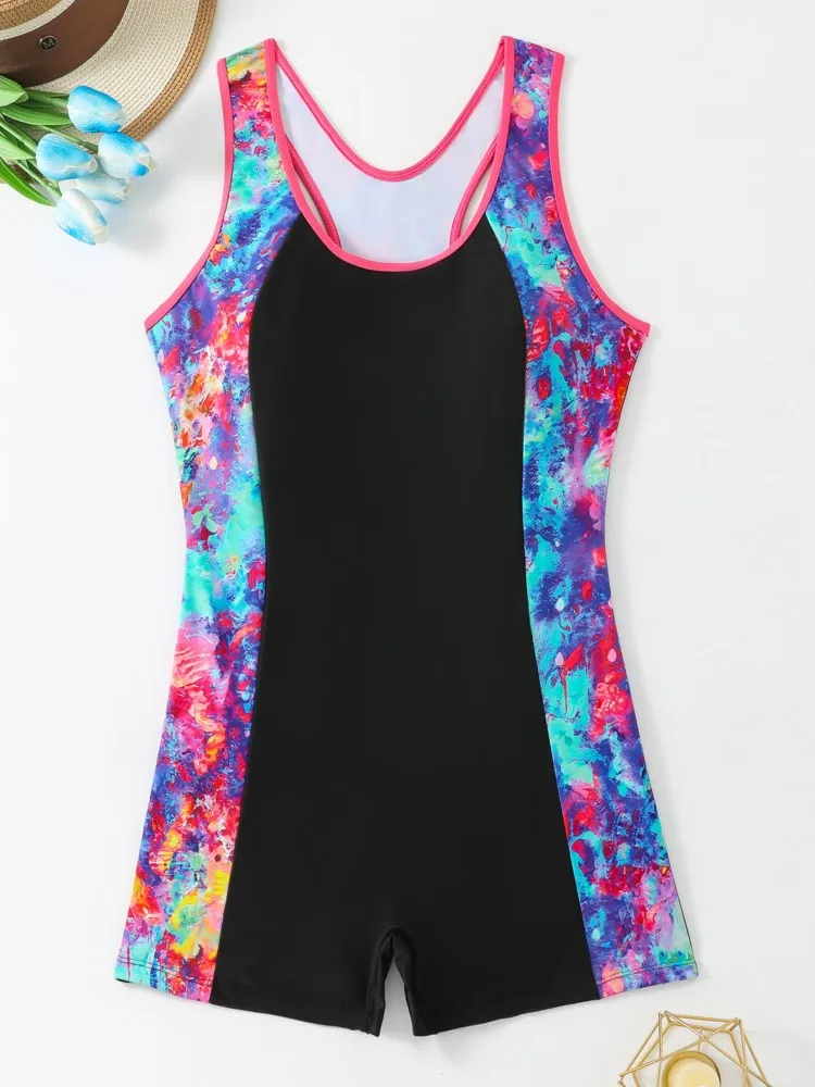 

One Piece Plus Size High Waist Bikini Women Push Up Large Size Swimsuit Summer Mujer Big Size Tummy Control Swimwear Bikini Sets