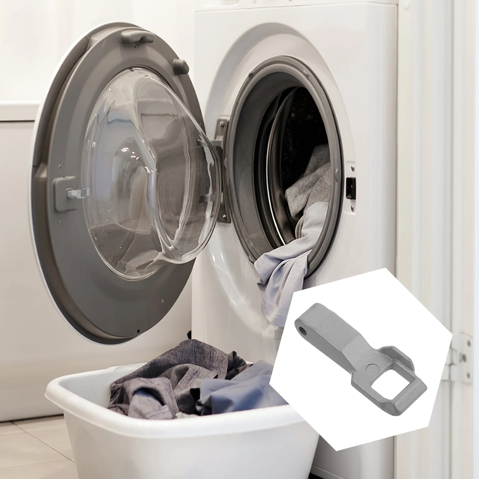 استبدال مزلاج الغسالة لأداة قفل قفل مجموعة الغسالة الأمامية المتوافقة مع Wdc51Anf #1