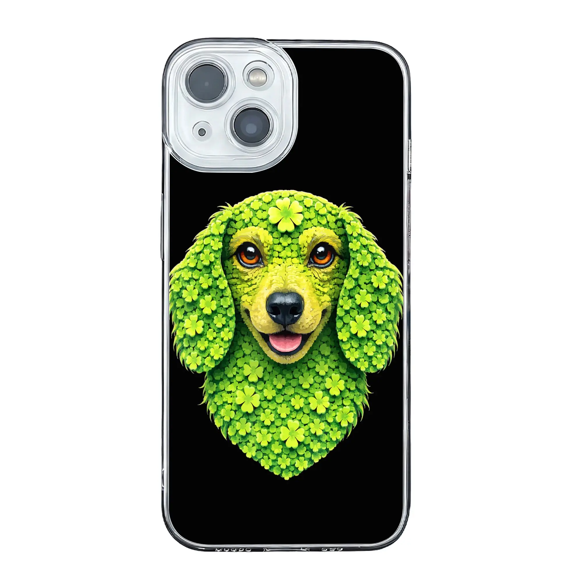 Funda para iPhone 17 16 15 14 13 12 11 Pro Max con diseño de Salchicha con Tréboles Arte de San Patricio Perro Salchicha Camiseta