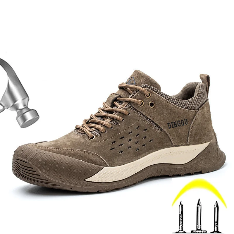 Anti-smash Indestructible Shoes Anti-puncture Safety Shoes Men Work Sneakers Steel Toe Protective Shoes Work Industrial Shoes