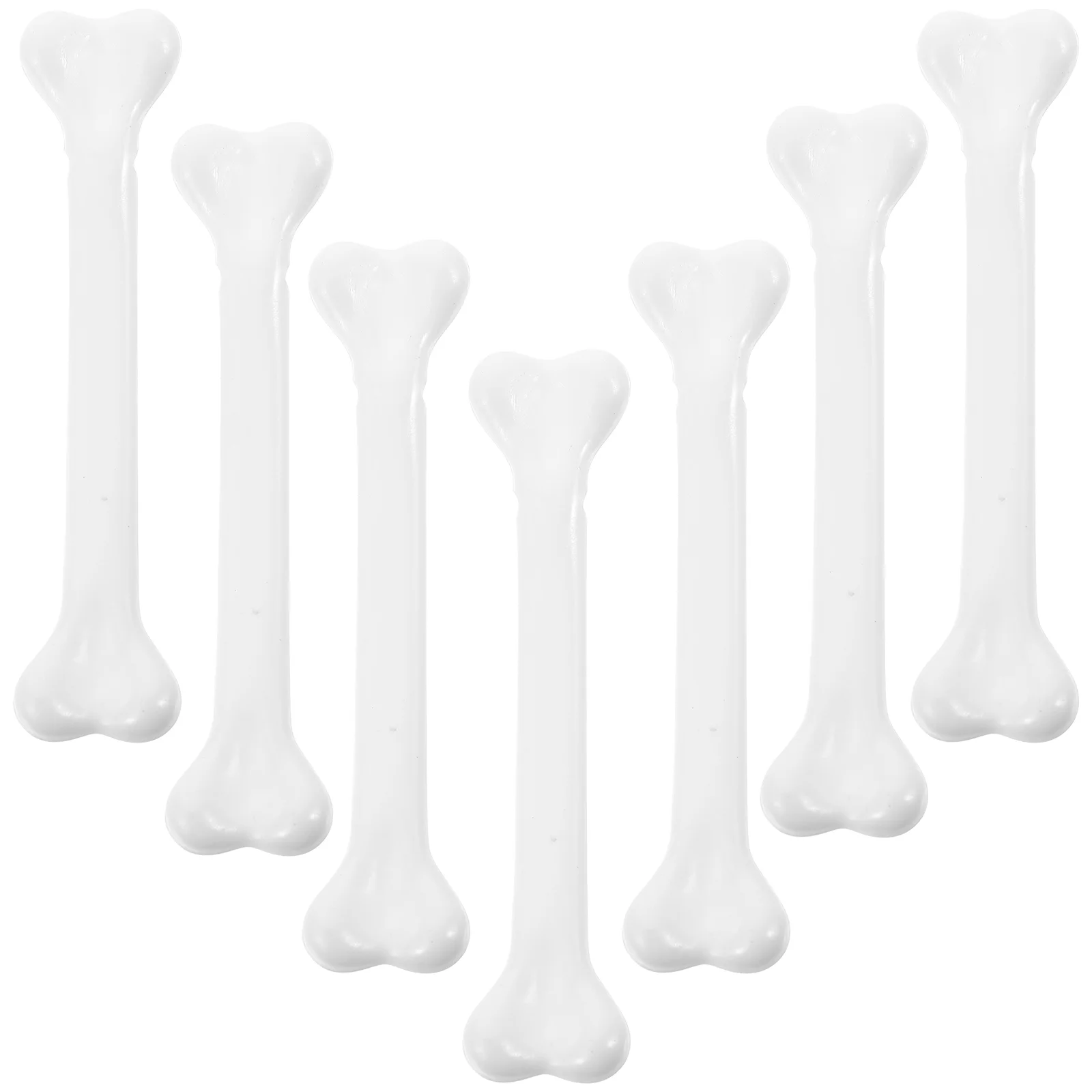 12 Pcs Halloween Bone Plastic Human Toys Decor Simulated Party Accessories Prop Tabletop Fake Decorate Props