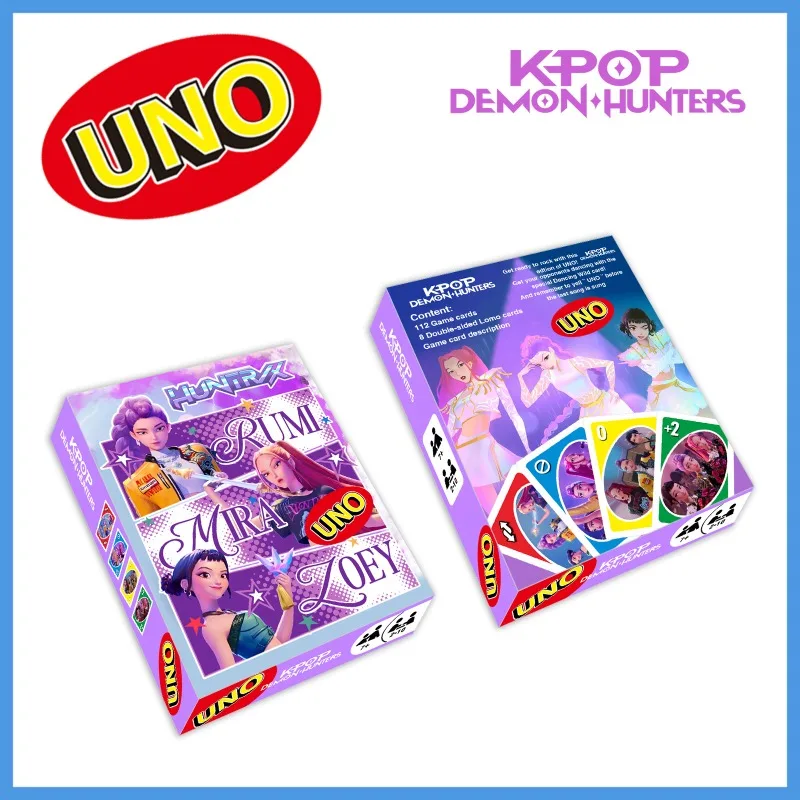 2025 new hot-selling 120 kpop women's group playing cards card game party board game cards uno card game