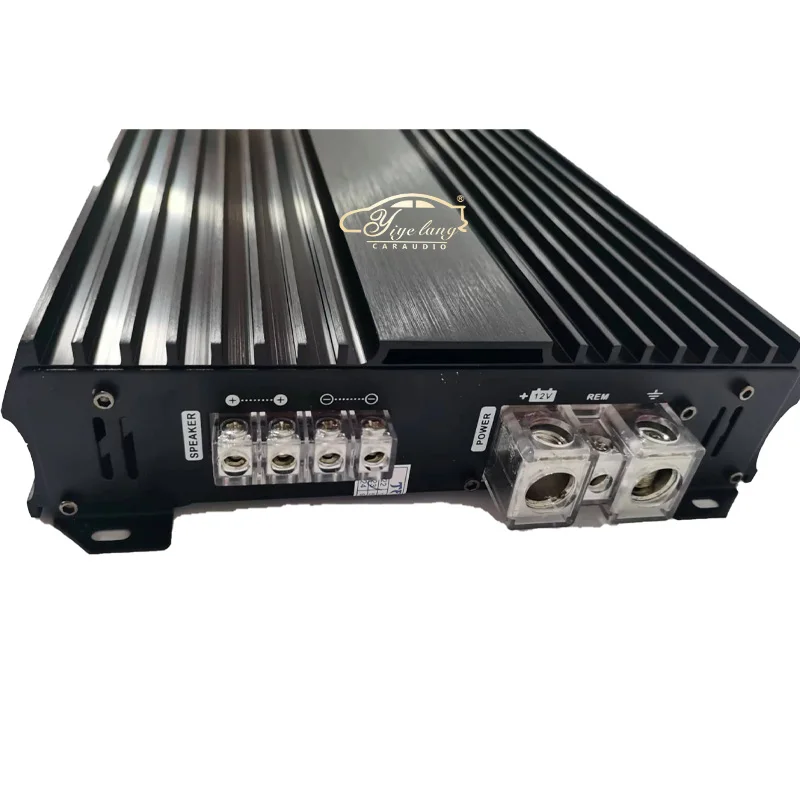 High-Power 4500W Mono Class D Digital Car Audio Amplifier 12V Aluminium Subwoofer Speaker with Crossovers