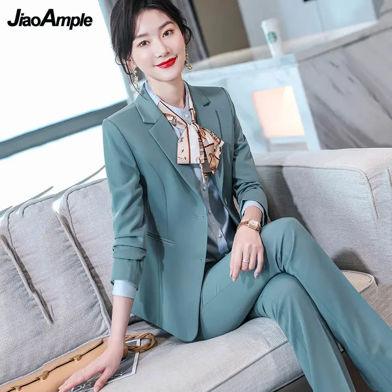 2022 primavera outono high-end terno profissional conjunto feminino casual camisa calças blazers jaqueta de três peças calças de moda coreana