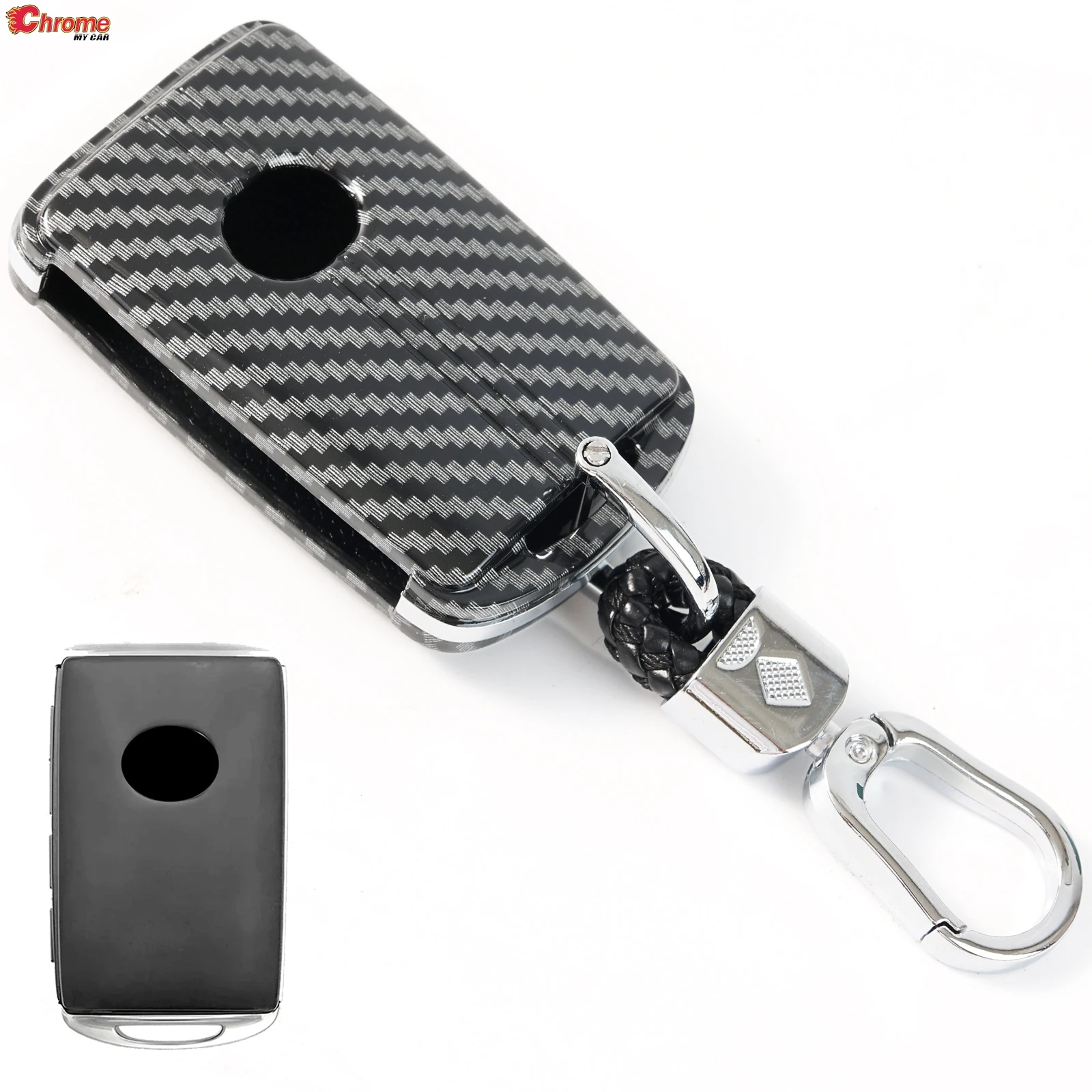 

Для Mazda 3 6 CX30 CX50 MX5 CX3 CX5 CX9 2021 2022 2023 пульт дистанционного управления из углеродного волокна 2 3 4 кнопки брелок чехол держатель защитный