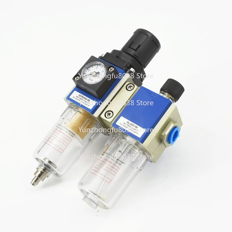 GFC200-08 G1/4 Airtac Type GFC Series Two-Unit Pneumatic Air Filter Regulator with Internal Pressure Gauge