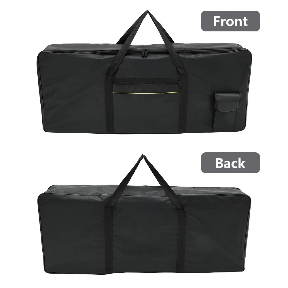 Electronic Organ Piano Cover Padded Case Keyboard Bag Instrument Protective Portable Shockproof Waterproof 100x40cm 61 Keys