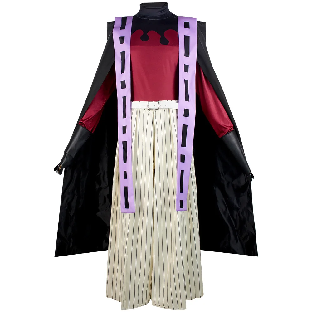 Demon Doma Douma Costume Cosplay parrucca Fan set Kimetsu No Yaiba Outfit Halloween Anime Douma Kimono per uomo donna