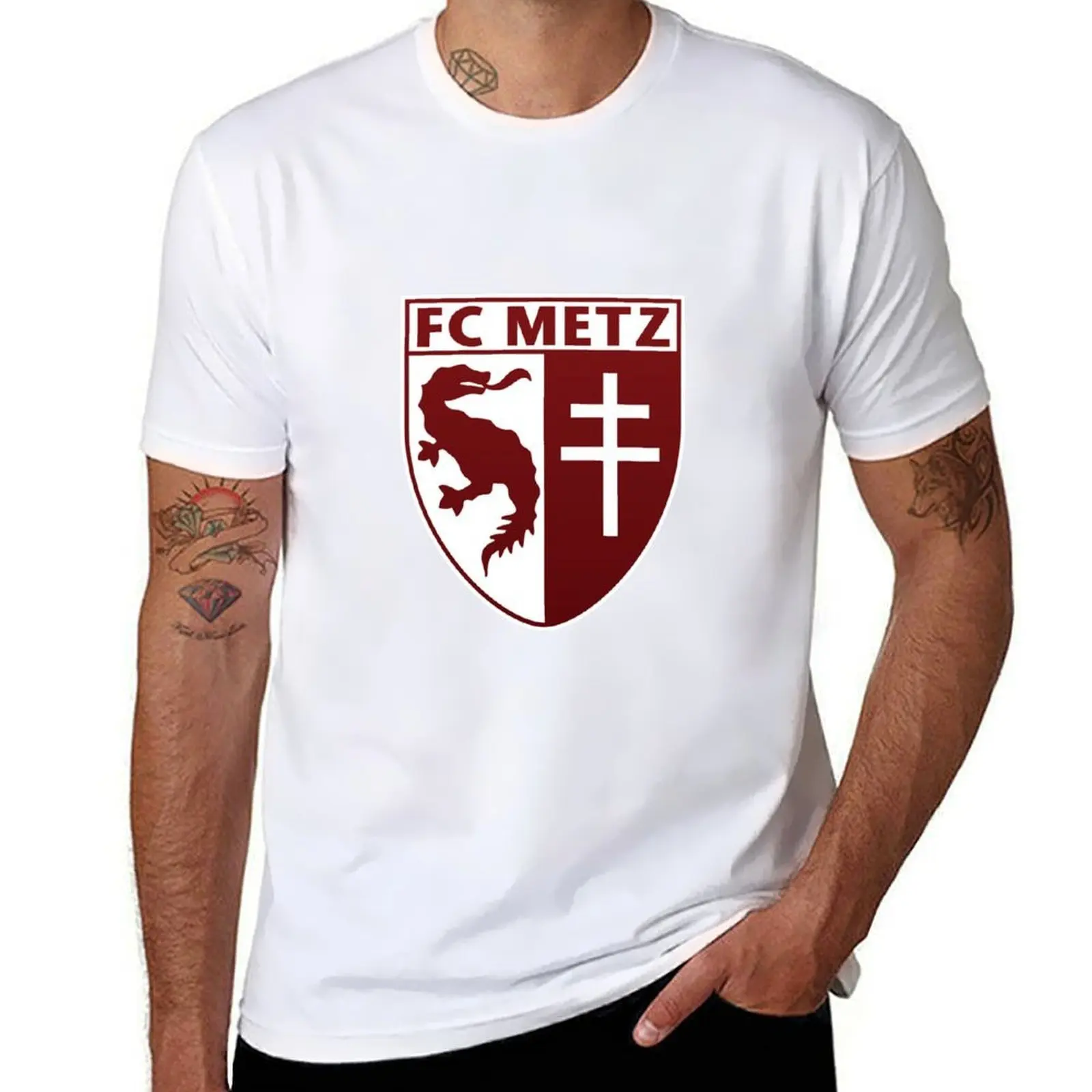 

Top Metz FC T-Shirt t shirt man plain t shirt man luxury T-Shirt