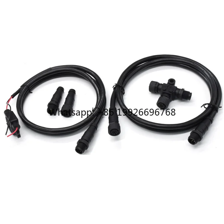 

NMEA 2000 Waterproof Female Male Cable Circular M12 Connector 5 P T Splitter signal NMEA 2000 Connector