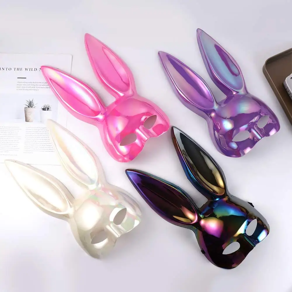 

Bunny Mask Cosplay Props Nightclub Decoration Gifts Prom Party Supplies Party Cosplay Props Women Half Mask Half Face Mask