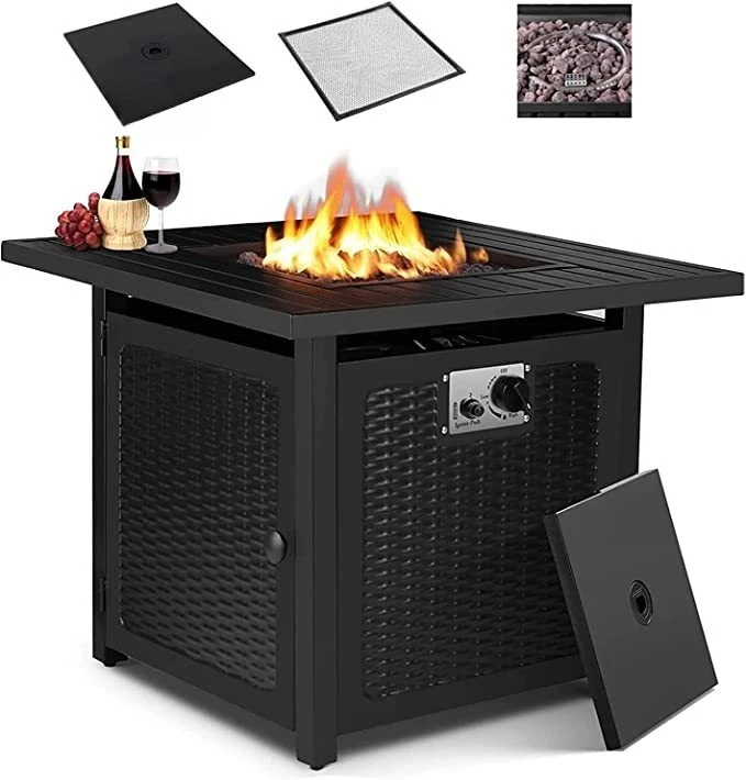 Gas brazier square basic roasting stove courtyard outdoor