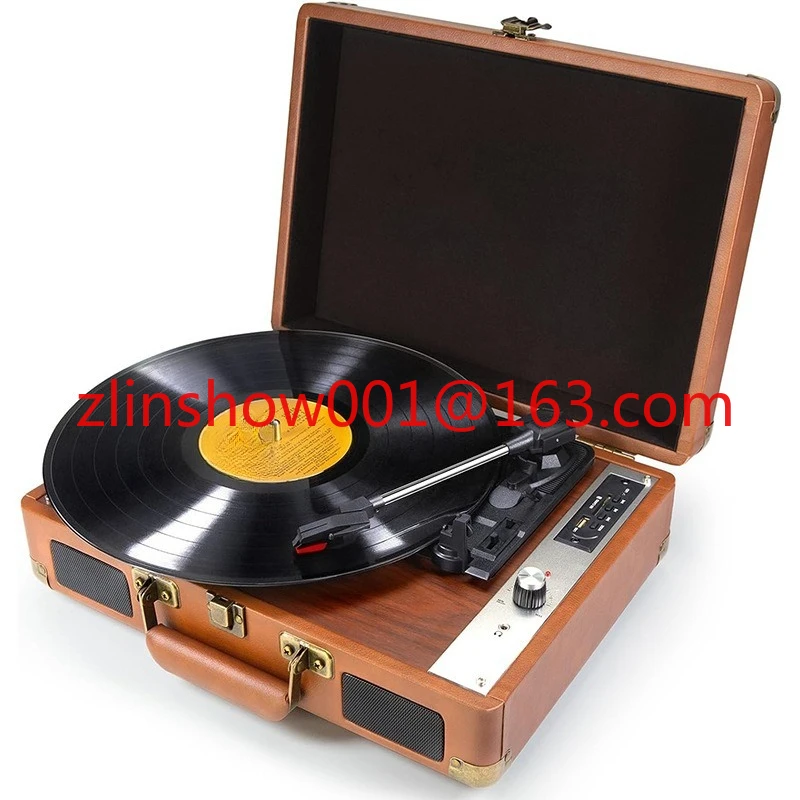

Vinyl record player living room decorative phonograph home bluetooth speaker