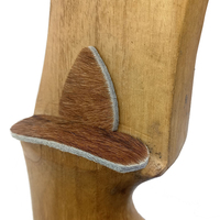 Archery Leather Self Adhesive Arrow Rest Silent Plate Bow Backed Stick on Recurve Longbow