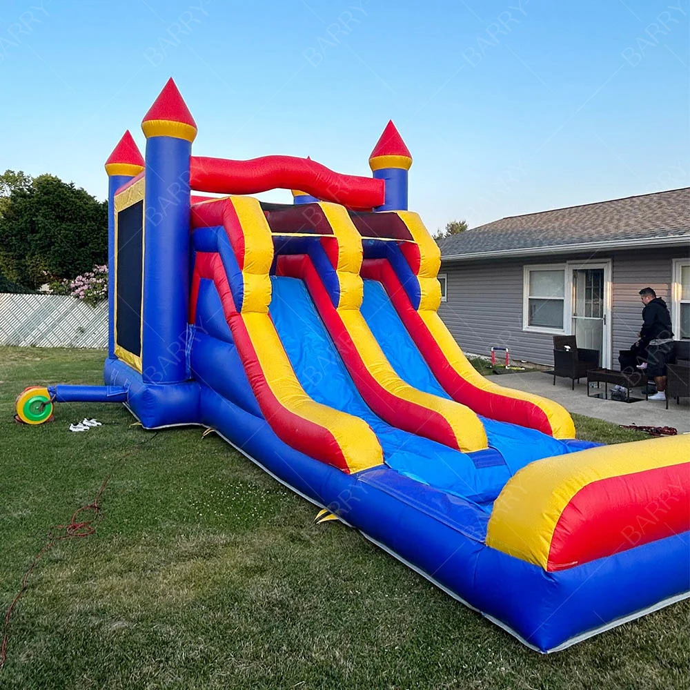 

Commercial Rental Top Sale Factory Price Slide Inflatable Bouncy Castle Commercial Rental Bouncer Combo for Kids Party Rental