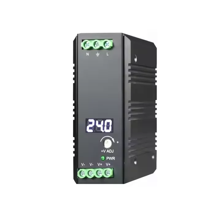 Power 12V 24V Din Rail Mounted Industrial Power Supply AC DC Converter AC220V to DC12V2A-24V1A-12V4A-24V2A