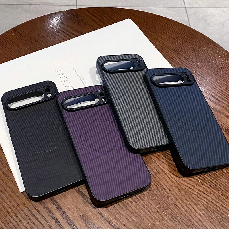 حافظة حماية ممتازة غير لامعة لهاتف Google Pixel 10 9 8 7 9a 8a Pro XL غطاء هاتف شحن لاسلكي مغناطيسي مقاوم للصدمات