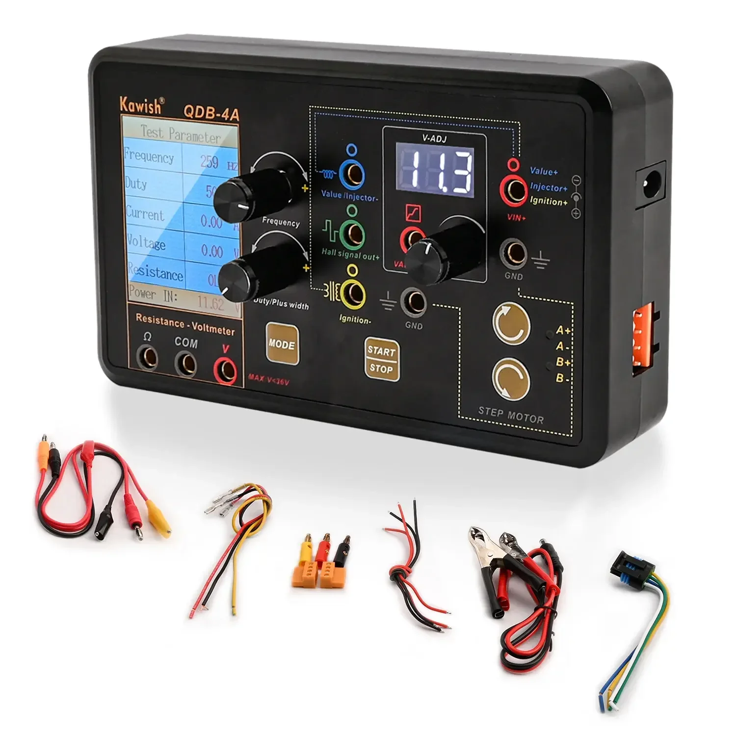 2025 Ignition Coil Tester QDB-4A Drive Automobile Ignition Coil Tester Injector Solenoid Valves Idling Stepper Motor Instrument
