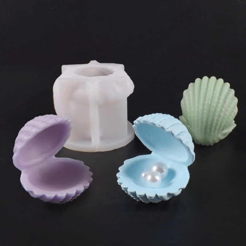 Jewelry Storage Box Mold Shells Designs Silicone for Craft Projects Dropshipping