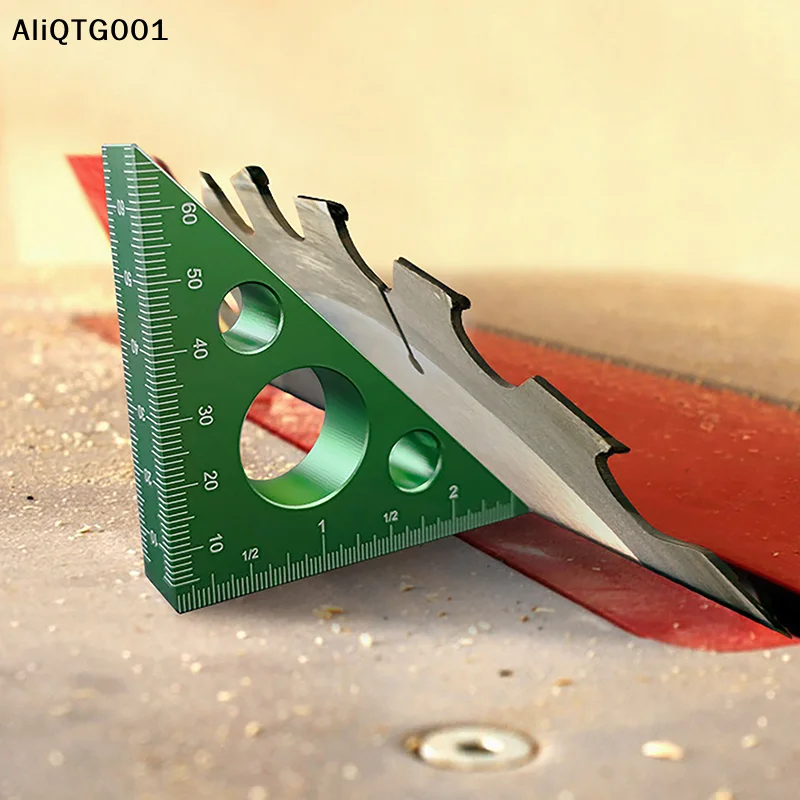 

Угловая линейка из алюминиевого сплава, 45/90 градусов, прецизионный квадратный инструмент для маркировки деревообработки и резьбы