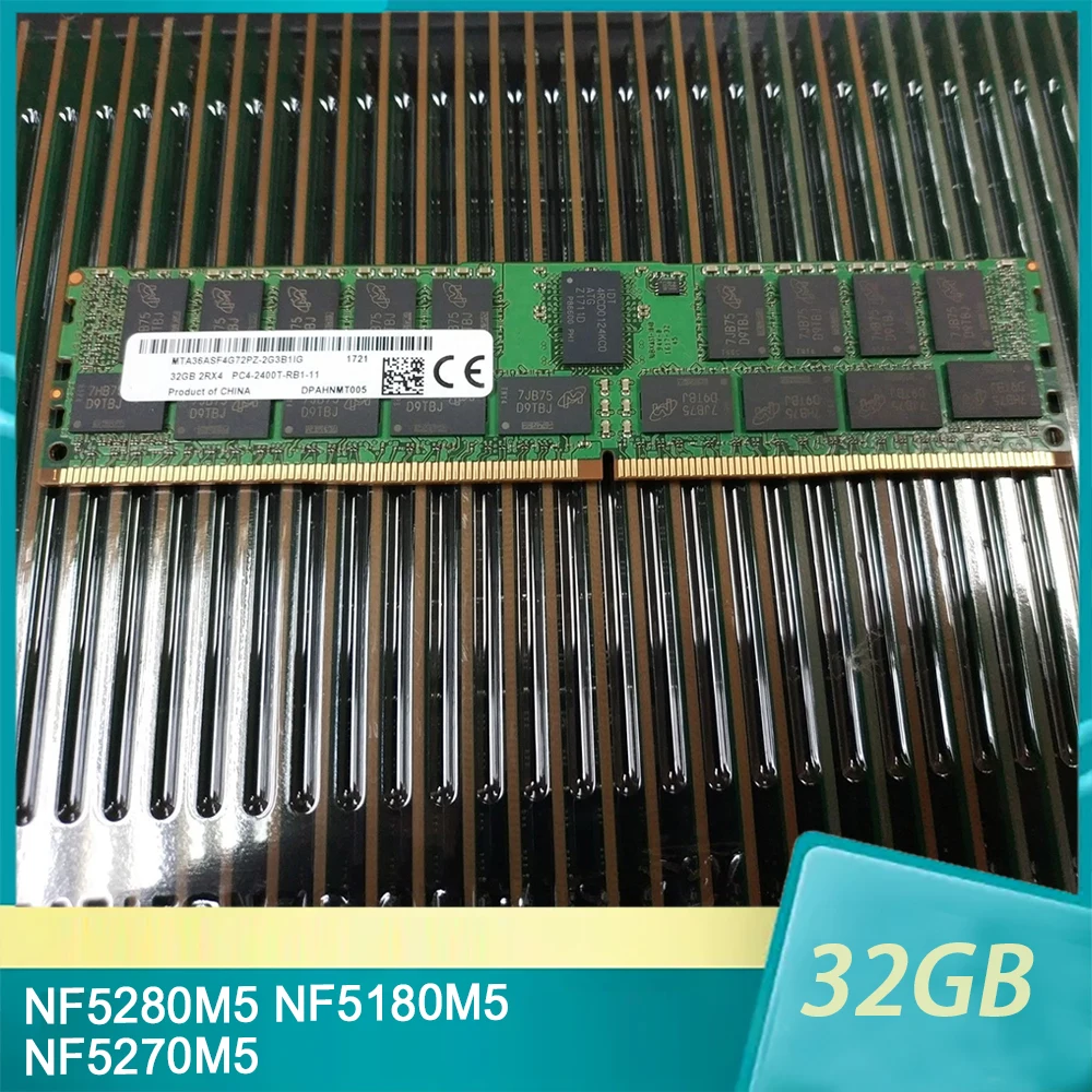 

1 Pcs NF5280M5 NF5180M5 NF5270M5 RAM For Inspur 32GB 32G 2RX4 DDR4 2400 ECC Server Memory