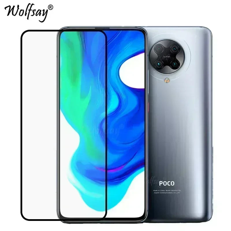 Full Glue Tempered Glass For Xiaomi Poco F2 Pro Screen Protector Poco X3 F5 M3 M4 X4 Pro Camera Glass For Poco X5 Pro 5G Glass